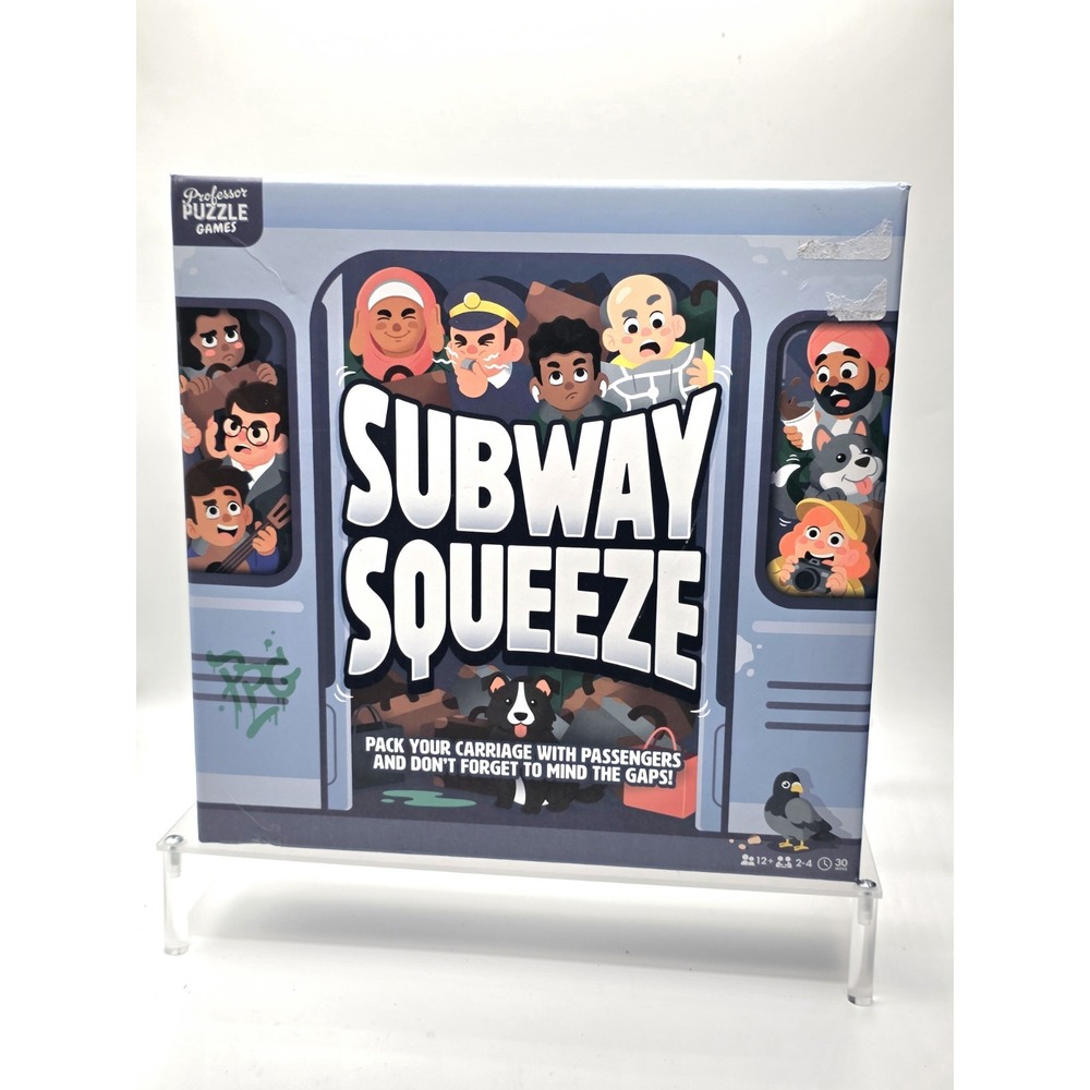 Subway Squeeze - Strategic Board Game - Professor Puzzle - 2022 - NIB